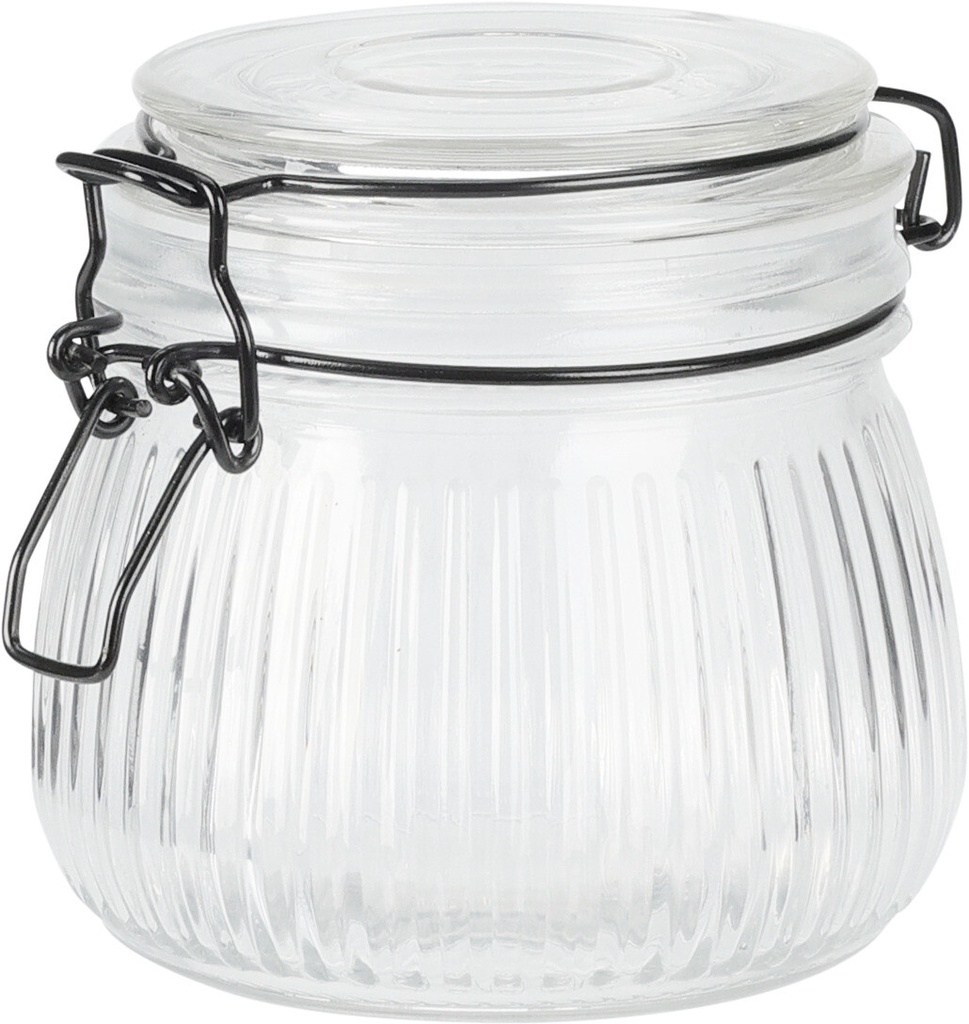 Bocal verre 500ml couvercle