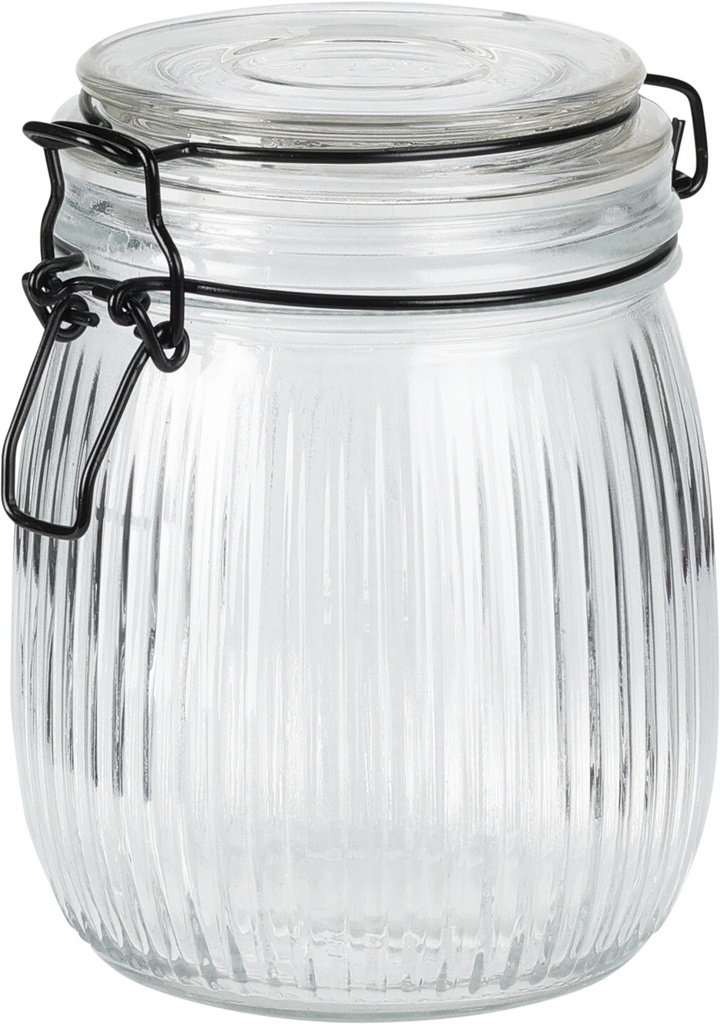 Bocal verre 750ml couvercle