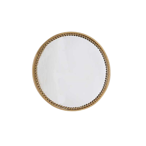 Mirroir rond dorré