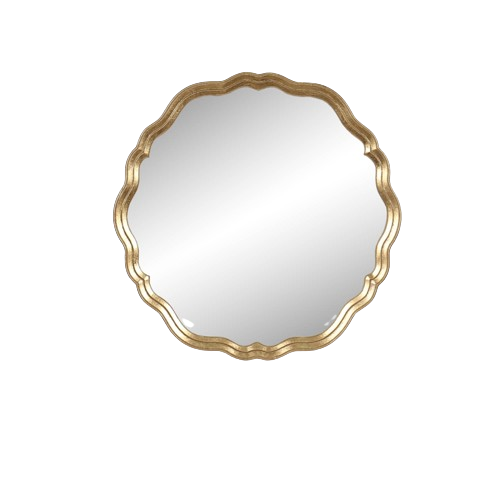 Mirroir rond vague 