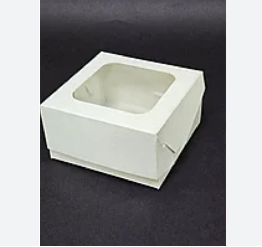 Boite gateaux blc 25x25x12 cm