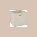 Boite rangement 31x31 beige chine