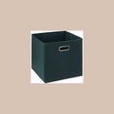 Boite rangement 31x31 petrole uni
