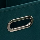 Boite rangement 31x31 petrole uni