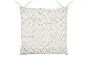 Galette de chaise amazonica  blanc 38x38
