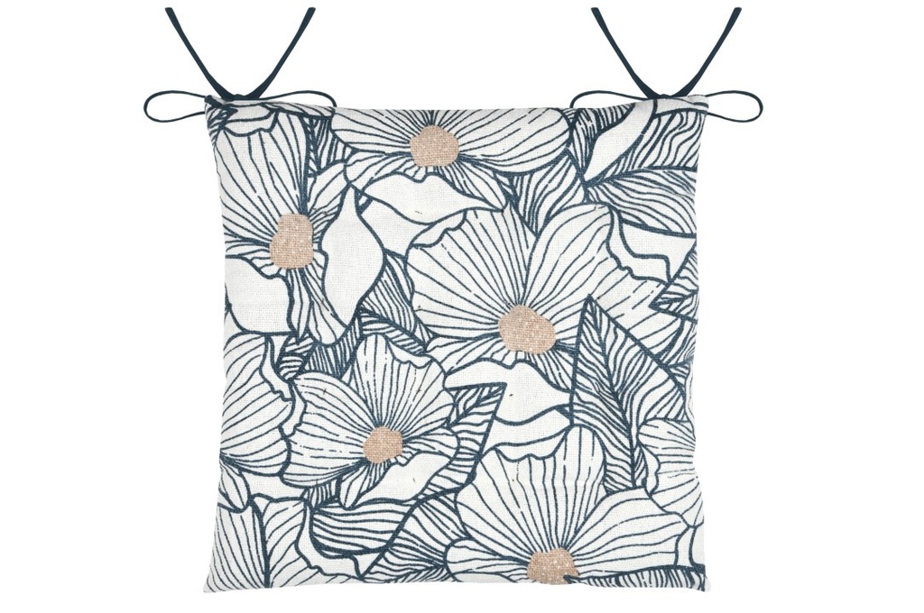 Eugenie galette 16pts 38x38bleu 