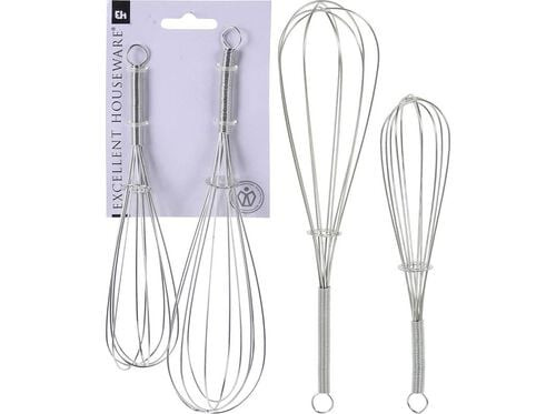 Set de 2 fouets inox - 24cm /1