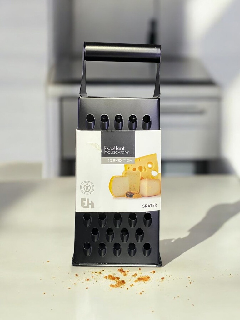 Rape inox noir 10.5x8x24cm