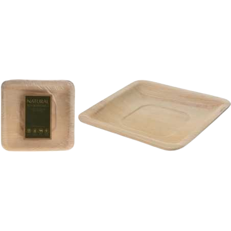 Assiette carré 6 pièces 16cm