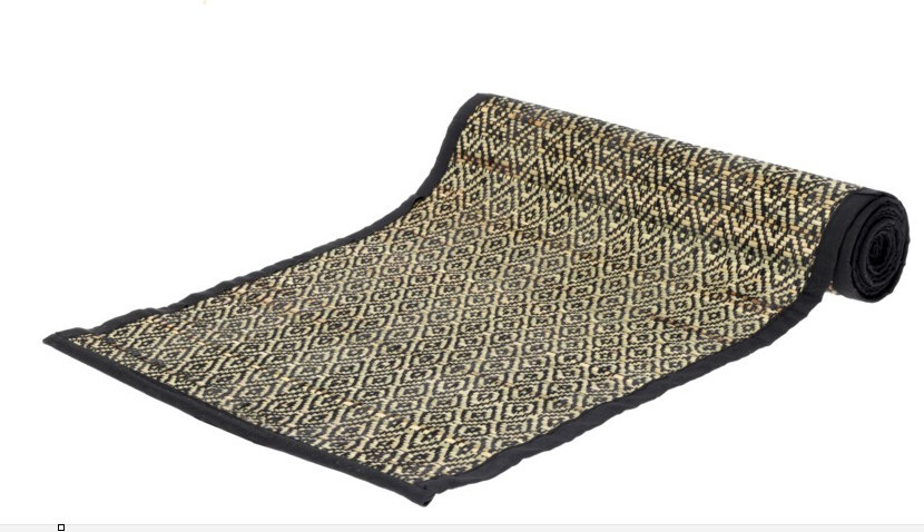 Chemin de table paille noir