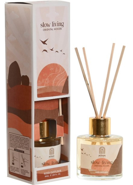 Diffuseur d'ambiance en verre "slow living" 50ml