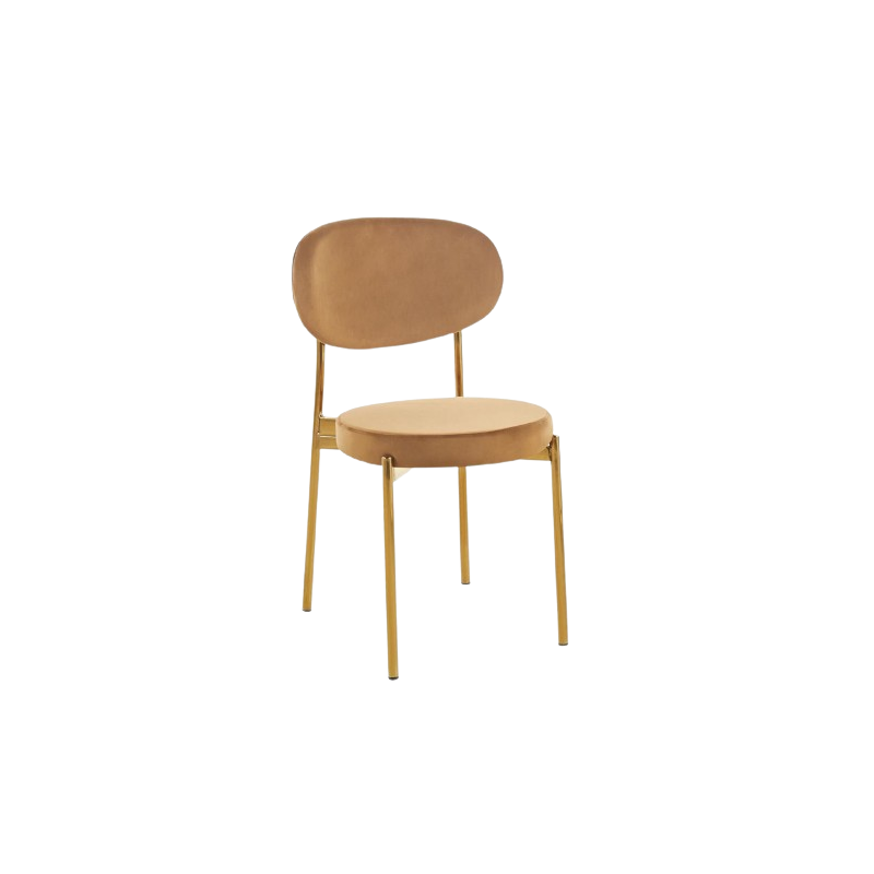 Chaise de salle à manger lina ocre