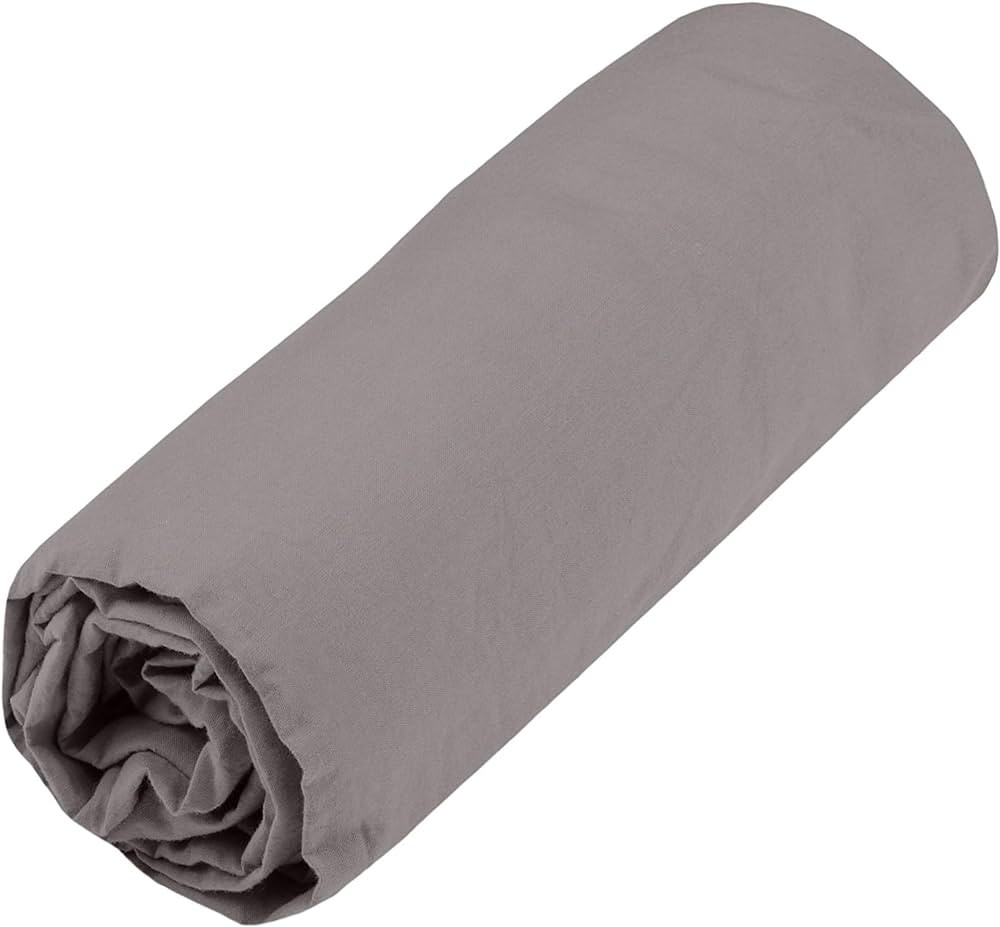 Cottage dh 90x190/32 100%co taupe 60fils cot.lave