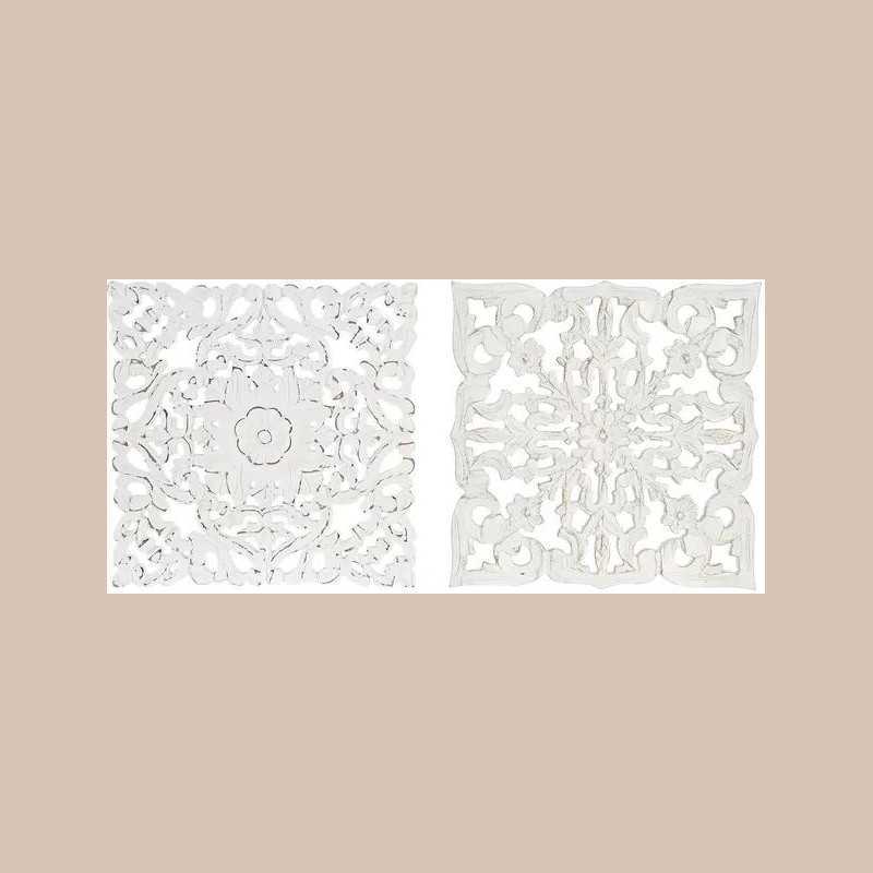 Wall decoration mdf 30x2x30 mandala-fleur