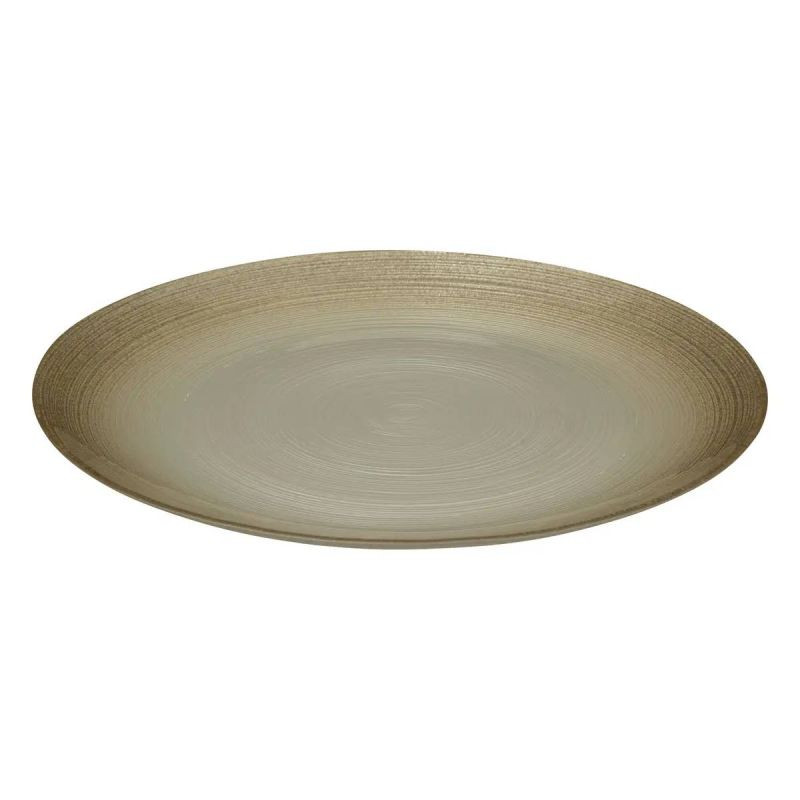 Assiette plate nacre diamètre 28 cm