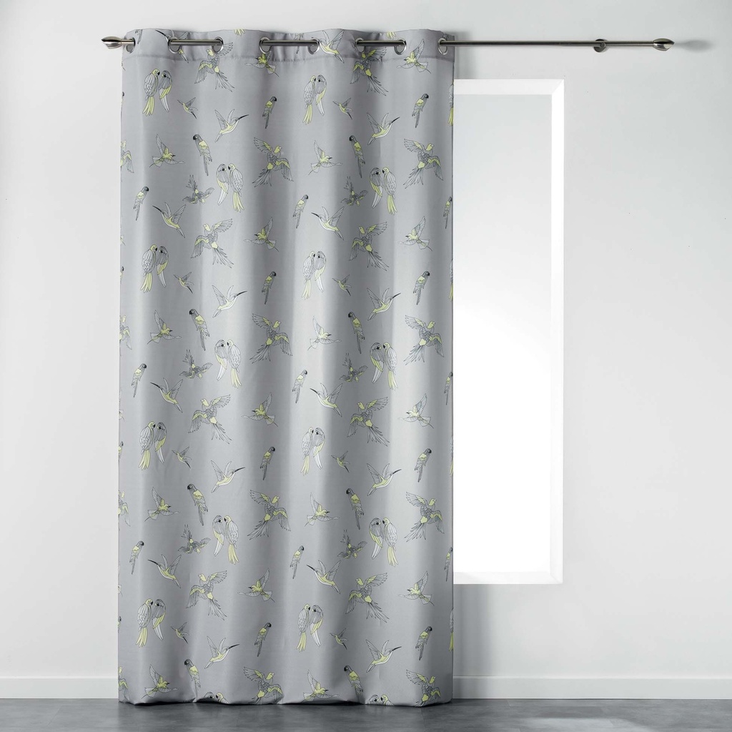 Rao 140 x 260 cm polyester imp envolee chic jaune