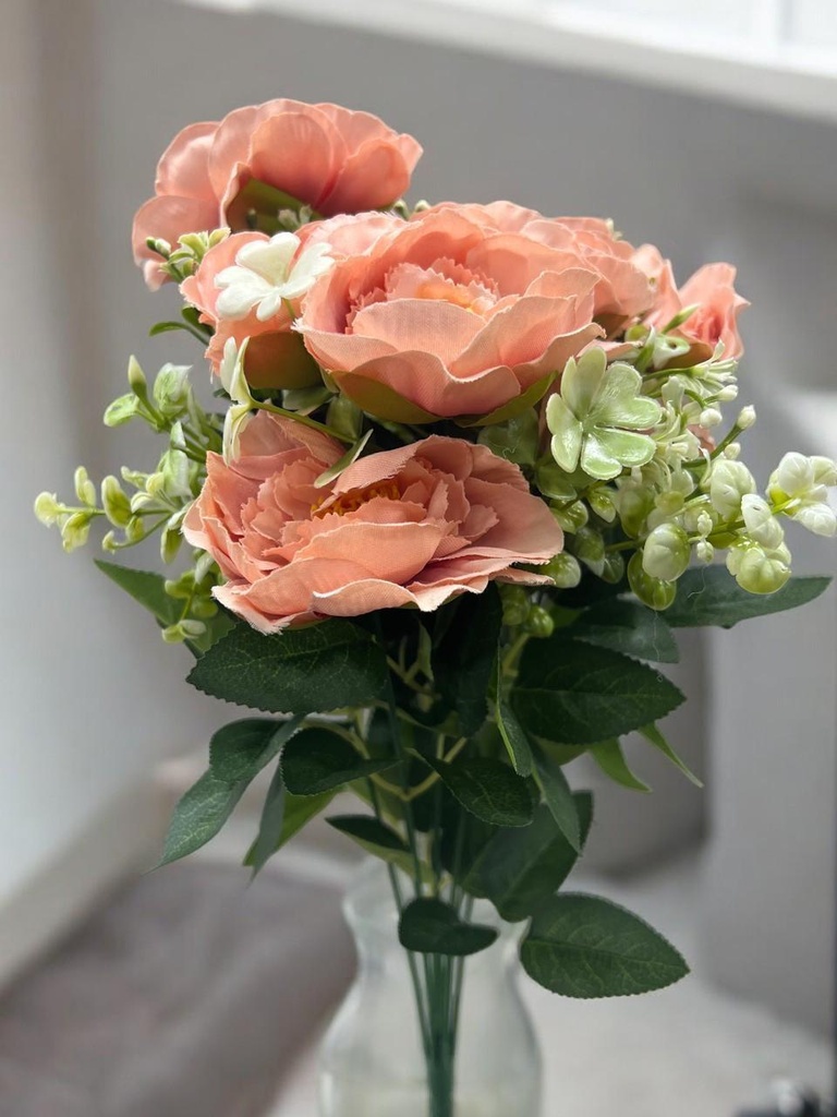 Bouquet  oeillet  rose