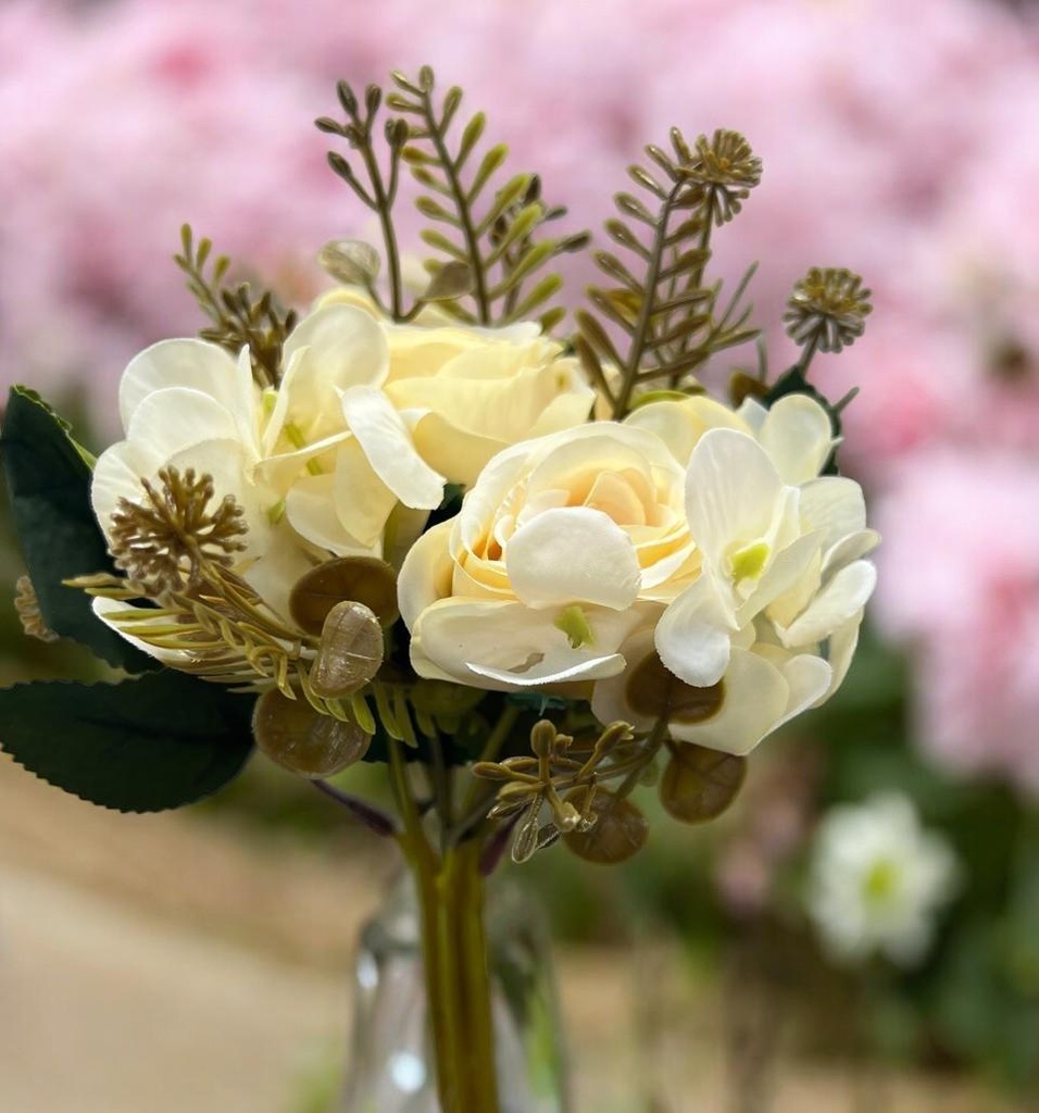 Bouquet rose blanc