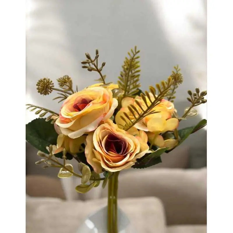 Bouquet rose beige