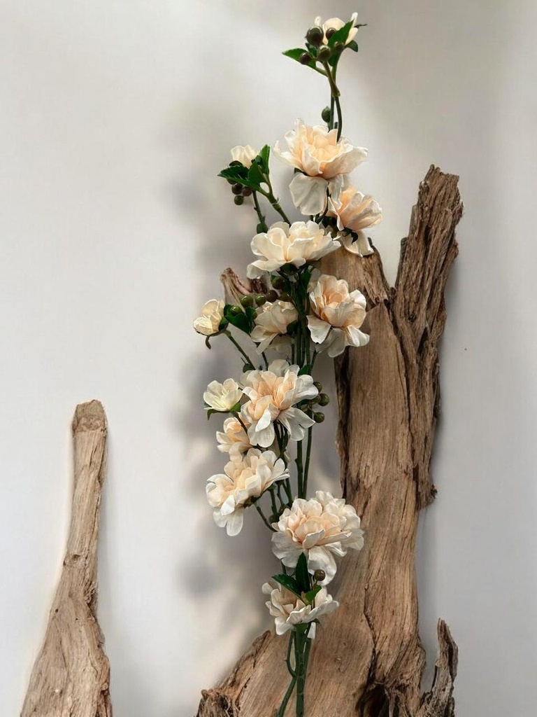 Tige fleur cerisier beige