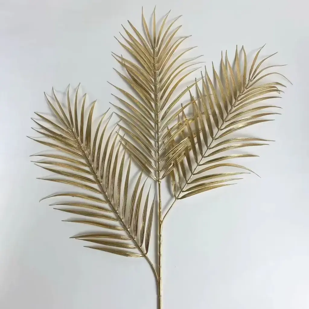 Feuille palmiste dore