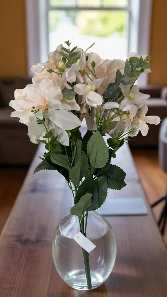 Bouquet de fleurs créme