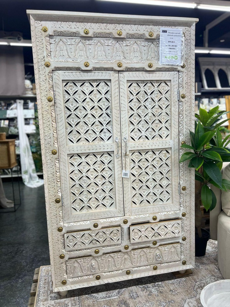 Armoire sculptée "jaipur"
