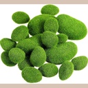 Galet mousse vert