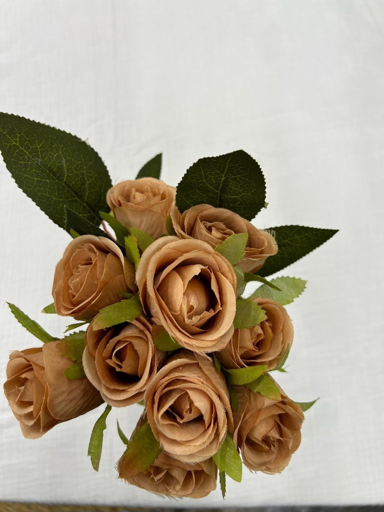 Bouquet rose/marron