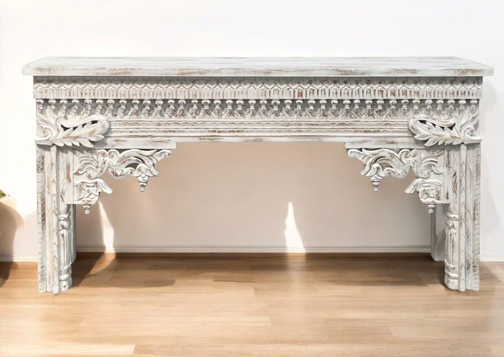 Console "sani " blanc lavé 