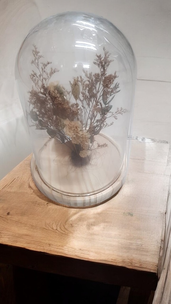 Décoration fleur jaune illuminée