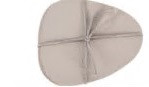 Sous-verre  gris clair10x10