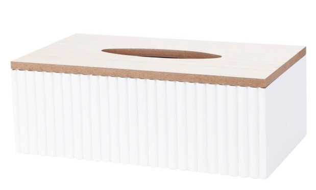 Boite mouchoir blanc