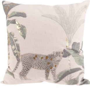 Coussin 45x45cm fauve