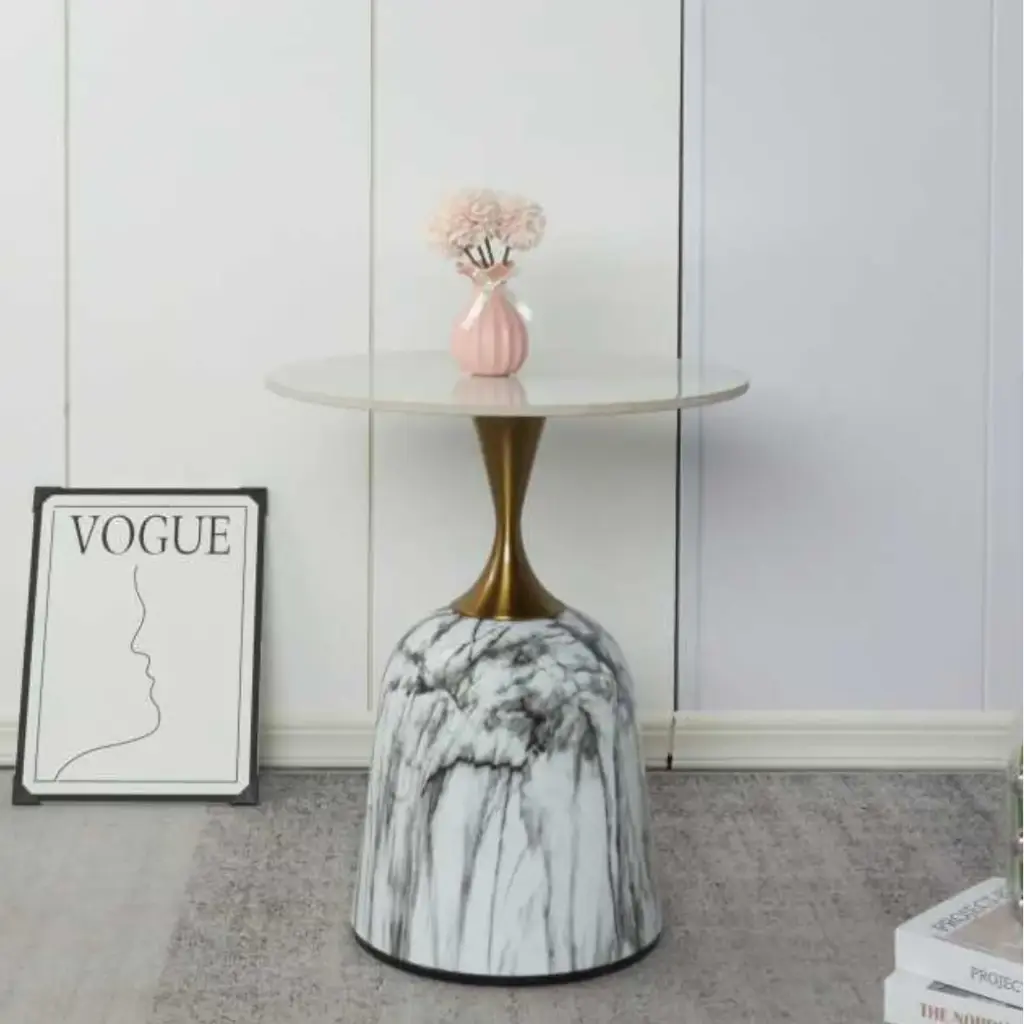 Table d'appoint maniolia blanc