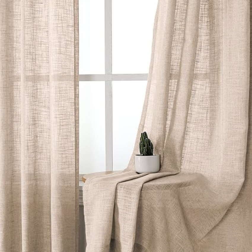 Rideaux 70x240 naturel lin linaris