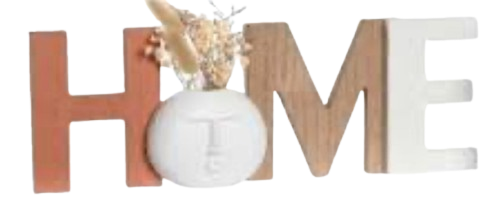 Décoration mdf gr s 37x4x19 home