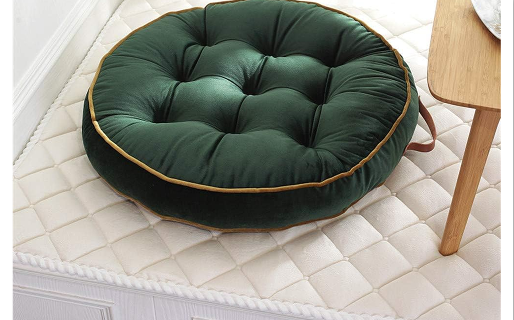 Coussin de sol 58x58 vert