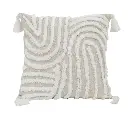 Coussin geometric grace beige 45x45cm