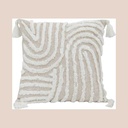 Coussin geometric grace beige 45x45cm