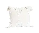 Coussin abstract refinement blanc 45x45cm