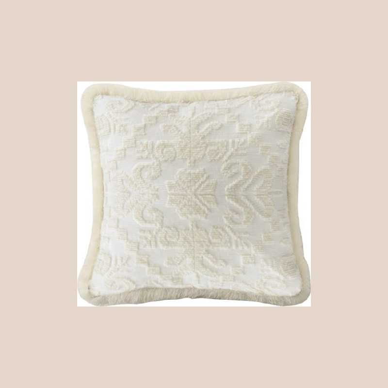 Coussin casa chic blanc