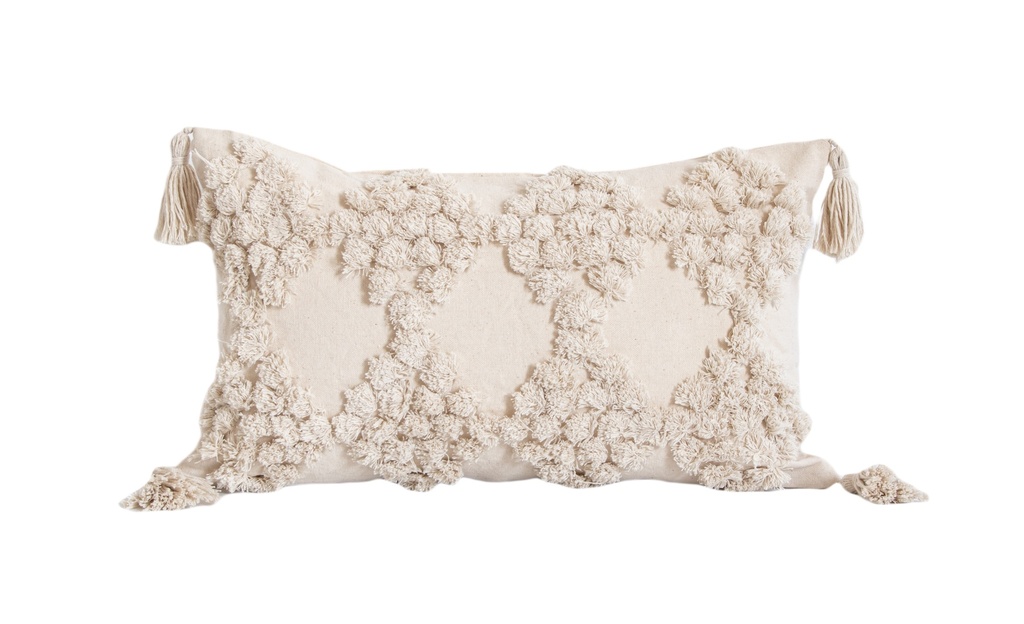 Coussin refined textures beige 45x45cm