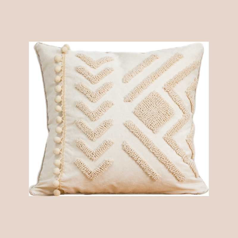 Coussin mila naturel 45*45