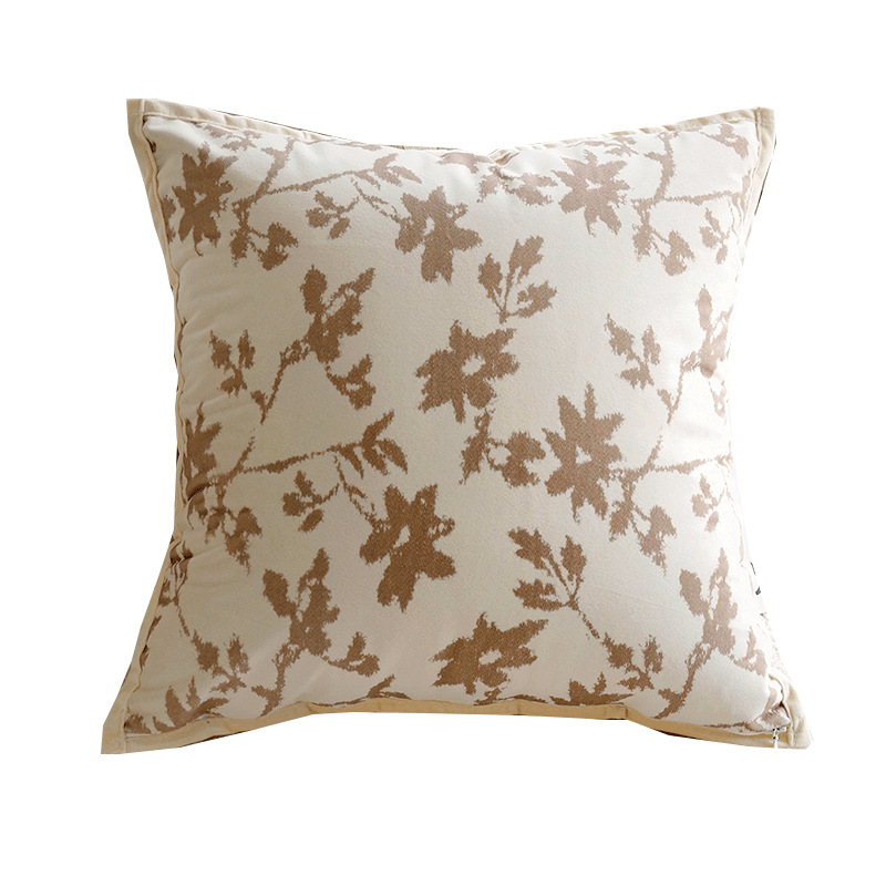 Coussin greta marron