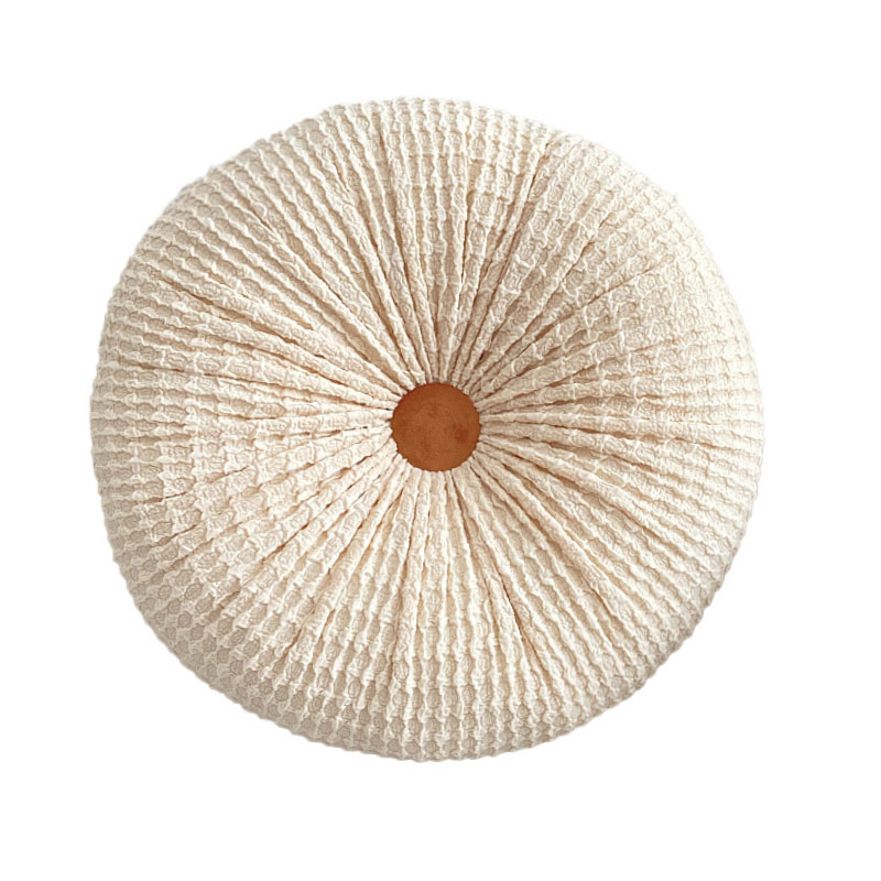 Coussin eclats blanc/orange