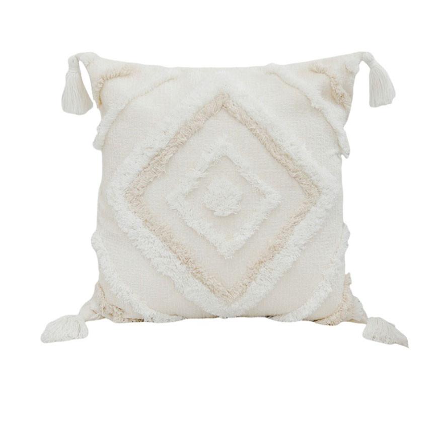 Coussin geometric delight neutre 45x45cm