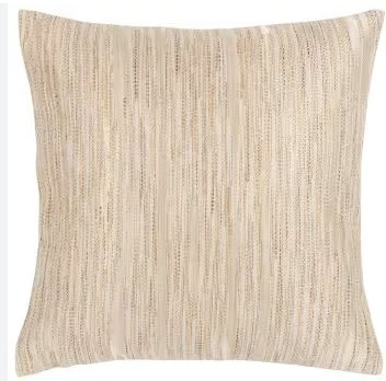 Coussin "brise du matin" beige - 45x45 cm 