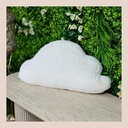 Coussin "nuit de satin" blanc - 38x60 cm 