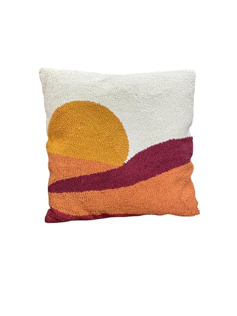 Coussin teresa carré multi couleur - 75x45x45cm